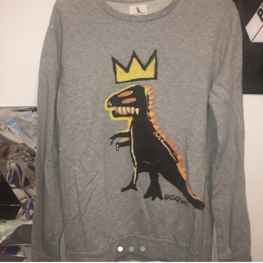 Grey Basquiat Long Sleev